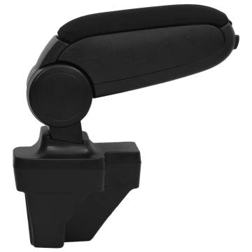 Durable Black Car Armrest - Adjustable & Stylish | HipoMarket