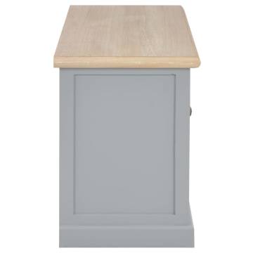 Stylish Grey Wooden TV Cabinet - 90x30x40 cm | HipoMarket