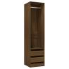 Wardrobe with Drawers - Brown Oak Engineered Wood | Hipomarket