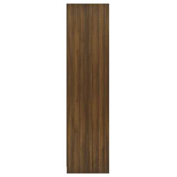 Wardrobe with Drawers - Brown Oak Engineered Wood | Hipomarket