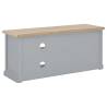 Stylish Grey Wooden TV Cabinet - 90x30x40 cm | HipoMarket