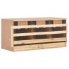 Chicken Laying Nest - 3 Compartments, Solid Pine - Hipomarket