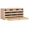 Chicken Laying Nest - 3 Compartments, Solid Pine - Hipomarket