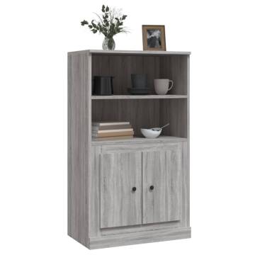 Highboard Grey Sonoma - Stylish Storage Solution | Hipo Market