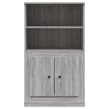 Highboard Grey Sonoma - Stylish Storage Solution | Hipo Market