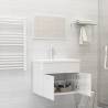 High Gloss White Bathroom Furniture Set - Stylish & Modern