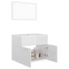 High Gloss White Bathroom Furniture Set - Stylish & Modern