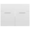 High Gloss White Bathroom Furniture Set - Stylish & Modern