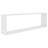 Wall Cube Shelf Set - 2 pcs White, Stylish & Functional