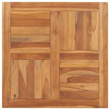 Table Top Solid Teak Wood 70x70 cm | Durable & Stylish