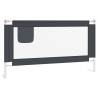 Toddler Safety Bed Rail Dark Grey - Secure & Durable 150x25 cm