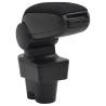 Car Armrest Black - Adjustable Storage Solution 12x36cm