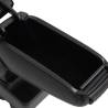 Car Armrest Black - Adjustable Storage Solution 12x36cm