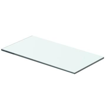 Shelves 2 pcs Panel Glass Clear 40x15 cm - Modern Display Feature