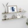 Wall Shelves 2 pcs Concrete Grey 100x9x3 cm Colour concrete grey Size 100 x 9 x 3 cm Quantity in Package 2 Number of Pieces 1 