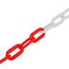 Warning Chains 2 pcs Red & White Plastic 30 m - Hipomarket