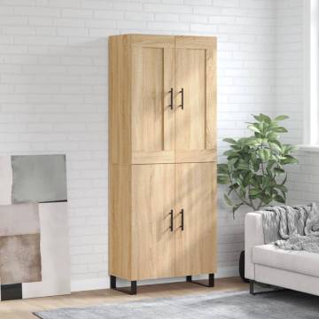 Highboard Sonoma Oak - Stylish Storage Solution | HipoMarket