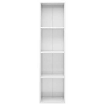 High Gloss White Book Cabinet/TV Cabinet | 36x30x143 cm