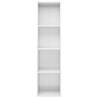 High Gloss White Book Cabinet/TV Cabinet | 36x30x143 cm