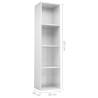 High Gloss White Book Cabinet/TV Cabinet | 36x30x143 cm