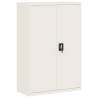 File Cabinet White 90x40x180 cm - Durable Steel Storage