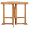 Folding Garden Dining Table - Solid Teak Wood 90x90 cm