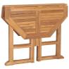 Folding Garden Dining Table - Solid Teak Wood 90x90 cm