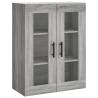 Stylish Highboard Grey Sonoma | Durable Engineered Wood