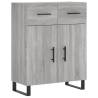 Stylish Highboard Grey Sonoma | Durable Engineered Wood