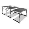 Pasting Table Set - 3 Foldable & Height Adjustable Tables