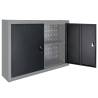 Industrial Wall Mounted Tool Cabinet - Grey & Black Style