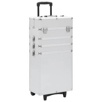 Make-up Trolley Aluminium Silver - Organize Your Cosmetics