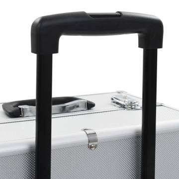 Make-up Trolley Aluminium Silver - Organize Your Cosmetics