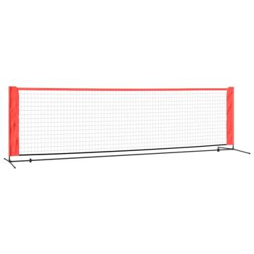 Tennis Net Black and Red 300x100 cm - Durable Polyester Quality