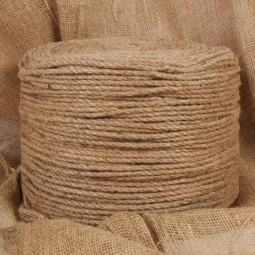 Jute Rope 250m Long & 8mm Thick - Versatile Crafting & Gardening