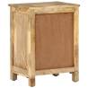 Rustic Solid Wood Mango Bedside Cabinet | 45x35x60 cm