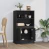 Stylish Highboard Black 60x35.5x103.5 cm - Engineered Wood