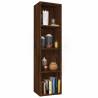 Brown Oak Book/TV Cabinet | Stylish Storage Solution