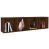 Brown Oak Book/TV Cabinet | Stylish Storage Solution