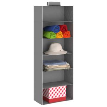 Hanging Closet Organisers - 2 Pcs with 6 Shelves | HipoMarket