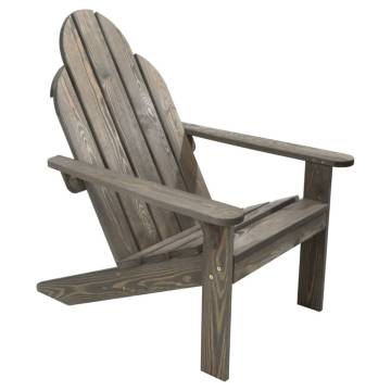 ProGarden Adirondack Wood Patio Lounger - Comfort & Style