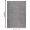 Shaggy Rug High Pile Grey 120x170 cm | Hipomarket