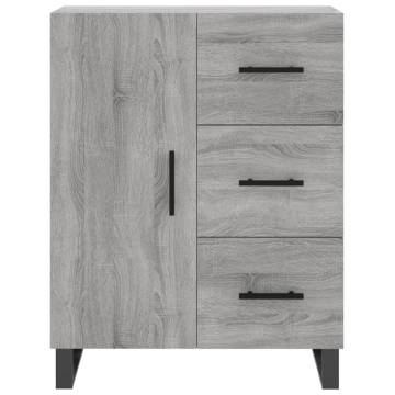 Stylish Highboard Grey Sonoma - 69.5x34x180 cm | HiPO Market