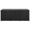 Garden Storage Box Poly Rattan 180x90 cm - Durable & Elegant