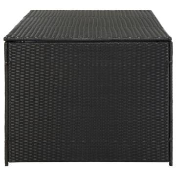 Garden Storage Box Poly Rattan 180x90 cm - Durable & Elegant