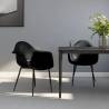 Dining Chairs 2 pcs Black PP Colour black Quantity in Package 2 