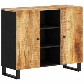 Solid Wood Mango Sideboard with 2 Doors | Hipomarket UK