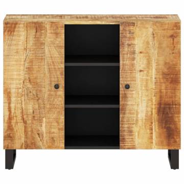 Solid Wood Mango Sideboard with 2 Doors | Hipomarket UK