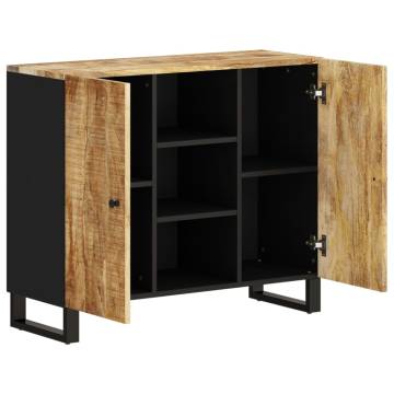 Solid Wood Mango Sideboard with 2 Doors | Hipomarket UK