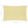 Sunshade Sail 2x3.5m HDPE - Beige | Ultimate Outdoor Protection